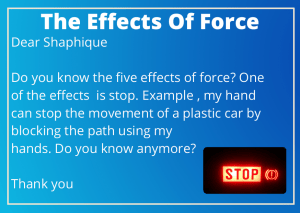 The Effects Of Force