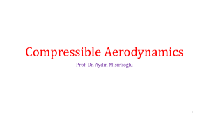 Compressible Aerodynamics Course Syllabus