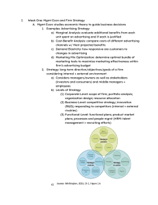 Management Economics & Firm Strategy Course Notes