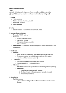 Plantilla de Informe Final: Inteligencia de Negocios