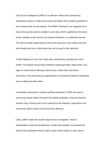 OSINT in Cybersecurity: Threat Intelligence & Vulnerability Assessment