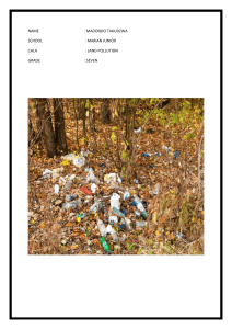 Land Pollution: Causes, Effects, and Prevention