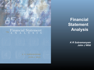 Financial Statement Analysis Textbook