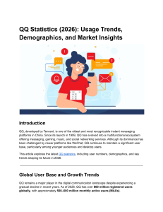 QQ Statistics 2026: Usage Trends, Demographics & Market Insights