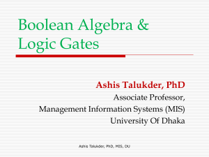 Boolean Algebra & Logic Gates: Basics & Theorems