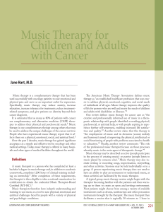 Music Therapy for Cancer: Benefits for Adults & Children