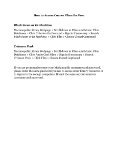 How to Access Course Films for Free | Marianopolis Library