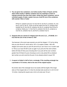 Math Problems and Solutions Workbook