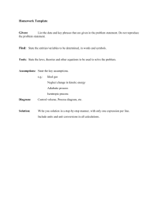 Homework Template for Engineering Problems