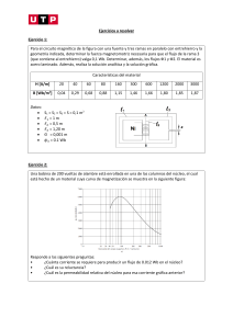 Ejercicios de Circuitos Magn&eacute;ticos: Resoluci&oacute;n Anal&iacute;tica y Gr&aacute;fica