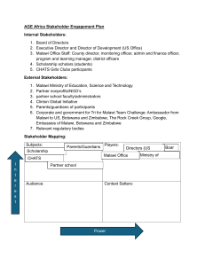 AGE Africa Stakeholder Engagement Plan