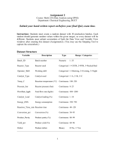 Math 228 Assignment 2: Data Analysis using SPSS