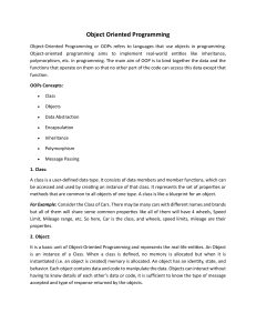 Object-Oriented Programming (OOP) Concepts Explained
