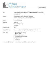 Differential Vertical Shortening in Tall Buildings