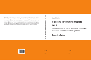 Il sistema informativo integrato Vol. I: Analisi economico-finanziaria