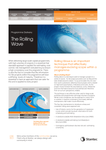 Rolling Wave Technique in Program Management