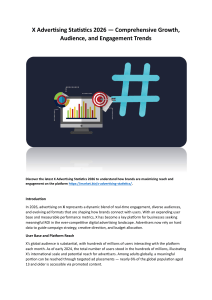 X Advertising Statistics 2026: Trends & Insights