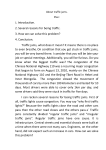 About Traffic Jams: Causes, Solutions, and Examples