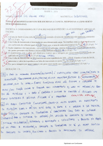 Exame de Eletromagnetismo: Carta de Smith e Micro-ondas