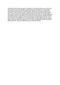 Powerlifting Guide for Beginners