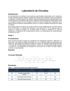 Laboratorio de Circuitos: An&aacute;lisis Experimental de Circuitos El&eacute;ctricos