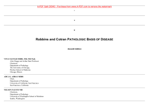 Robbins and Cotran Pathologic Basis of Disease 7th Ed
