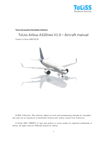 ToLiss Airbus A320neo Aircraft Manual V1.0