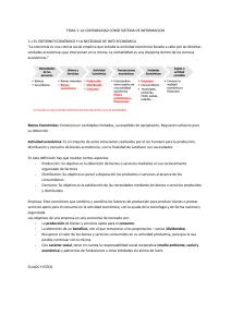 Contabilidad como Sistema de Informaci&oacute;n - Tema 1