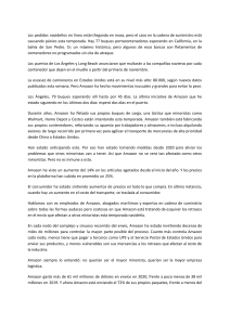 Estrategias de Cadena de Suministro de Amazon para la Temporada Navide&ntilde;a