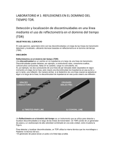 Laboratorio TDR: Detecci&oacute;n de Discontinuidades en L&iacute;neas de Transmisi&oacute;n