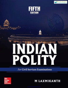 Indian Polity 5th Edition by M Laxmikanth for UPSC Exams