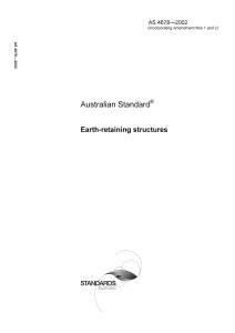 AS 4678-2002 Earth-Retaining Structures Standard