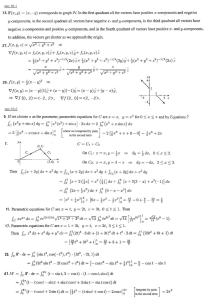 Multivariable Calculus Problems & Solutions