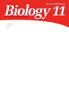 Biology 11 Textbook: Cellular Functions & Organelles