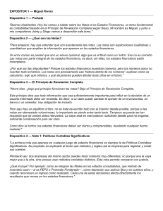 Notas a los Estados Financieros: Principios y Ejemplos