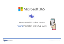 Microsoft Teams Mobile Setup Guide