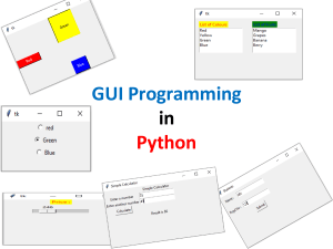Python Tkinter Resources Guide