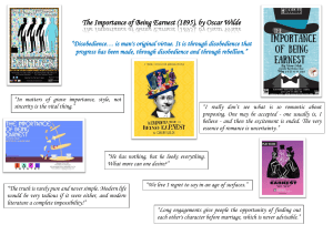 The Importance of Being Earnest Quotes by Oscar Wilde