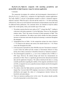 Ba2Zn2Fe12O22-MgFe2O4 Composite for Antenna Applications