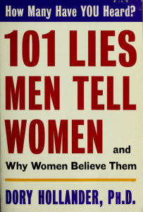 101 Lies Men Tell Women: Why Women Believe Them