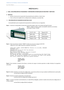 Pr&aacute;ctica 2: Recuperaci&oacute;n de Passwords y Respaldos en Routers y Switches Cisco