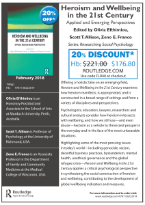 Heroism and Wellbeing in the 21st Century Book