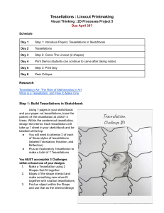 Tessellations Linocut Printmaking Project Guide