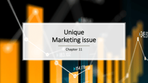 Chapter 11: Selecting a Market and Positioning