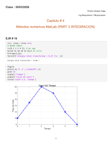 Cap&iacute;tulo 4: M&eacute;todos Num&eacute;ricos en MATLAB (Parte 3: Integraci&oacute;n)