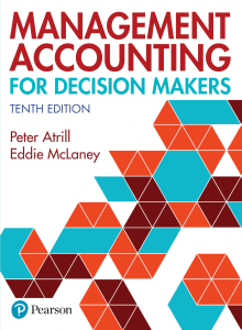 Management Accounting for Decision Makers Textbook