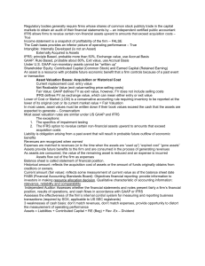 GAAP vs IFRS Accounting Principles