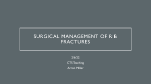 Surgical Management of Rib Fractures