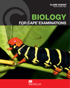 Biology For CAPE Examinations Claire Durant