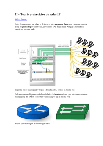 Teor&iacute;a y ejercicios de redes IP - Cap&iacute;tulo de libro de texto